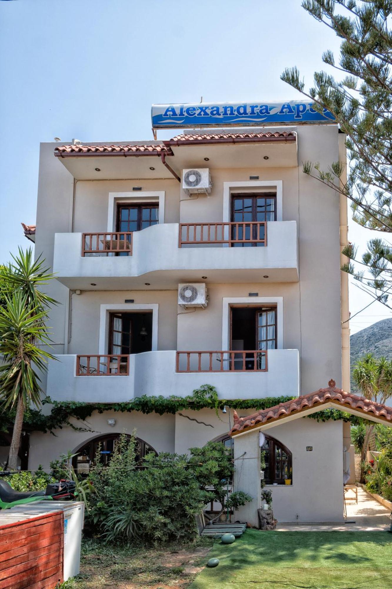 Alexandra Apartments Stalida Bagian luar foto