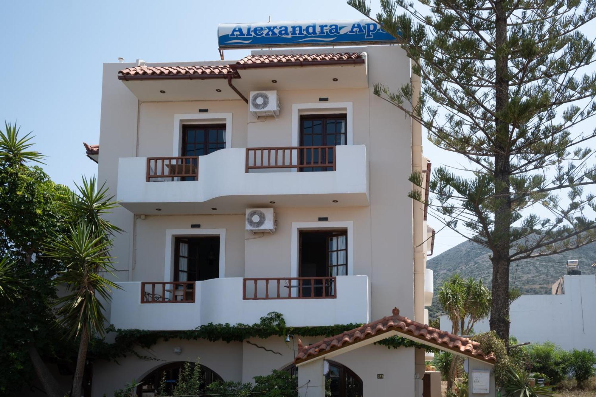 Alexandra Apartments Stalida Bagian luar foto